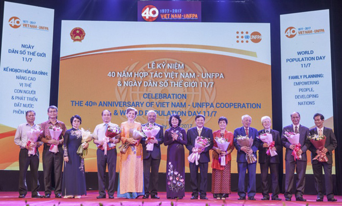 Lễ kỉ niệm hợp tác giữa Việt Nam và UNFPA 