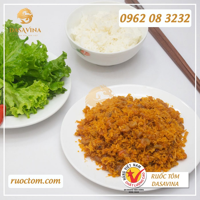 Ruốc tôm chế biến đơn giản, ăn cùng cơm trắng là đánh bay cả nồi ngay được!