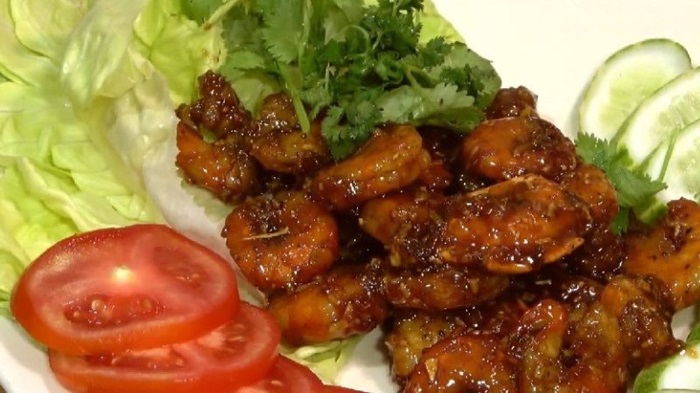 Tôm nõn khô rim mắm