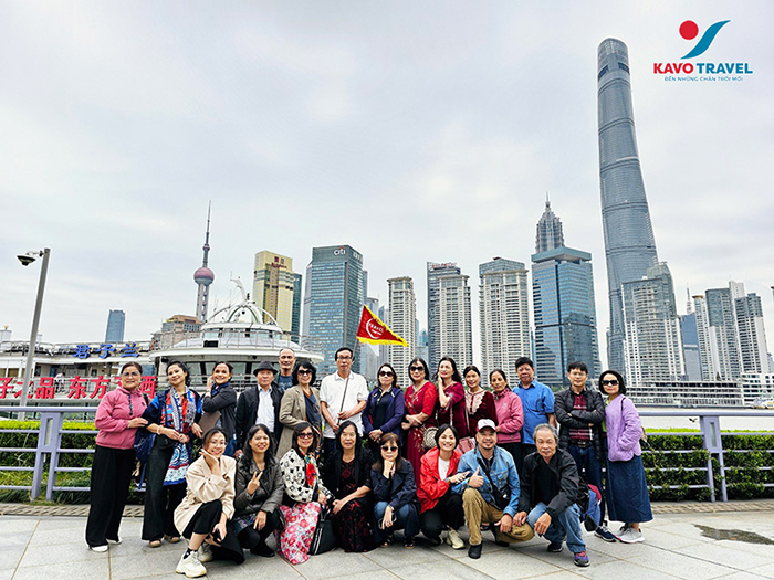 Du khách Kavo Travel trong hành trình khám phá Thượng Hải