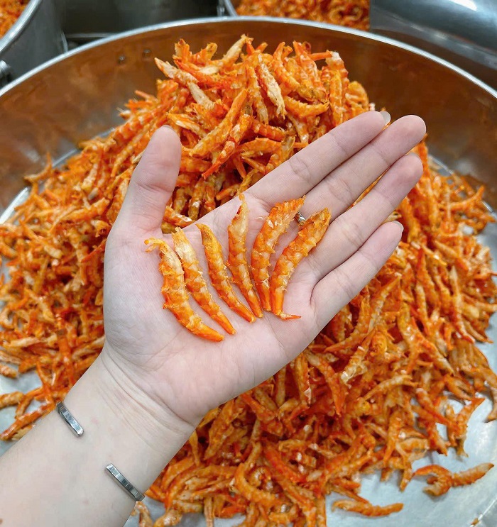 Bạn có thể lựa chọn tôm với nhiều kích cỡ khác nhau